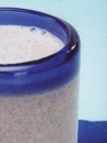 Licuado de manzana con cereal para bajar el colesterol