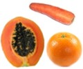 Excelente combinación de papaya, naranja y zanahoria